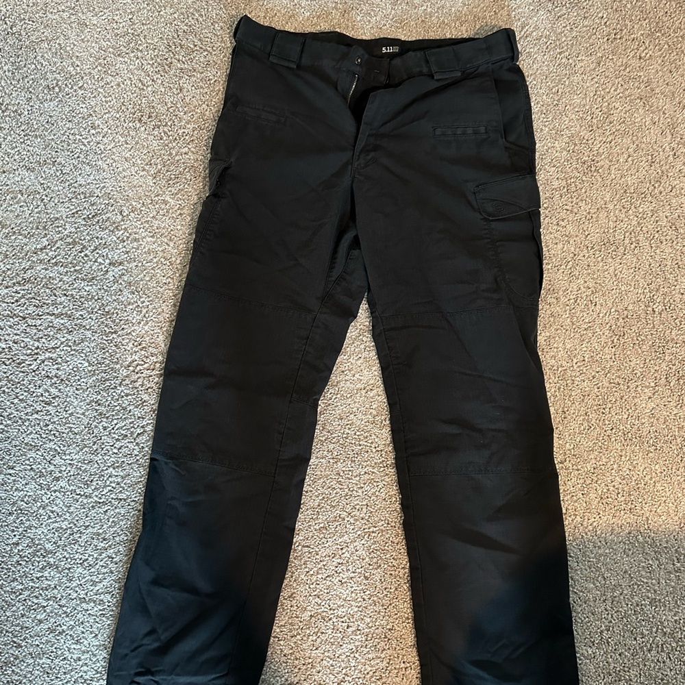 5.11 Tactical Men's Black Cargo Pants